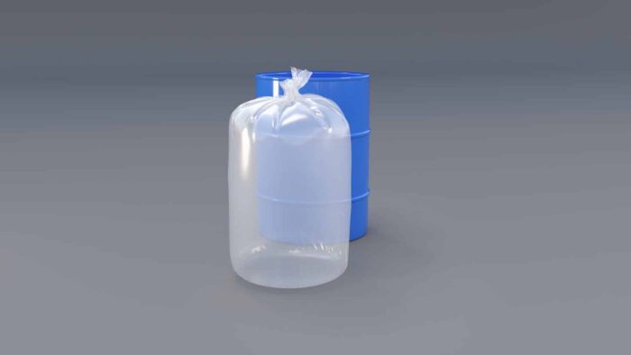 Circular based liners for 210 litre drums