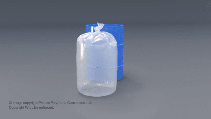 Circular based liners for 210 litre drums